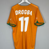 2010/11 IVORY COAST DROGBA #11 HOME SHIRT (XL) PUMA