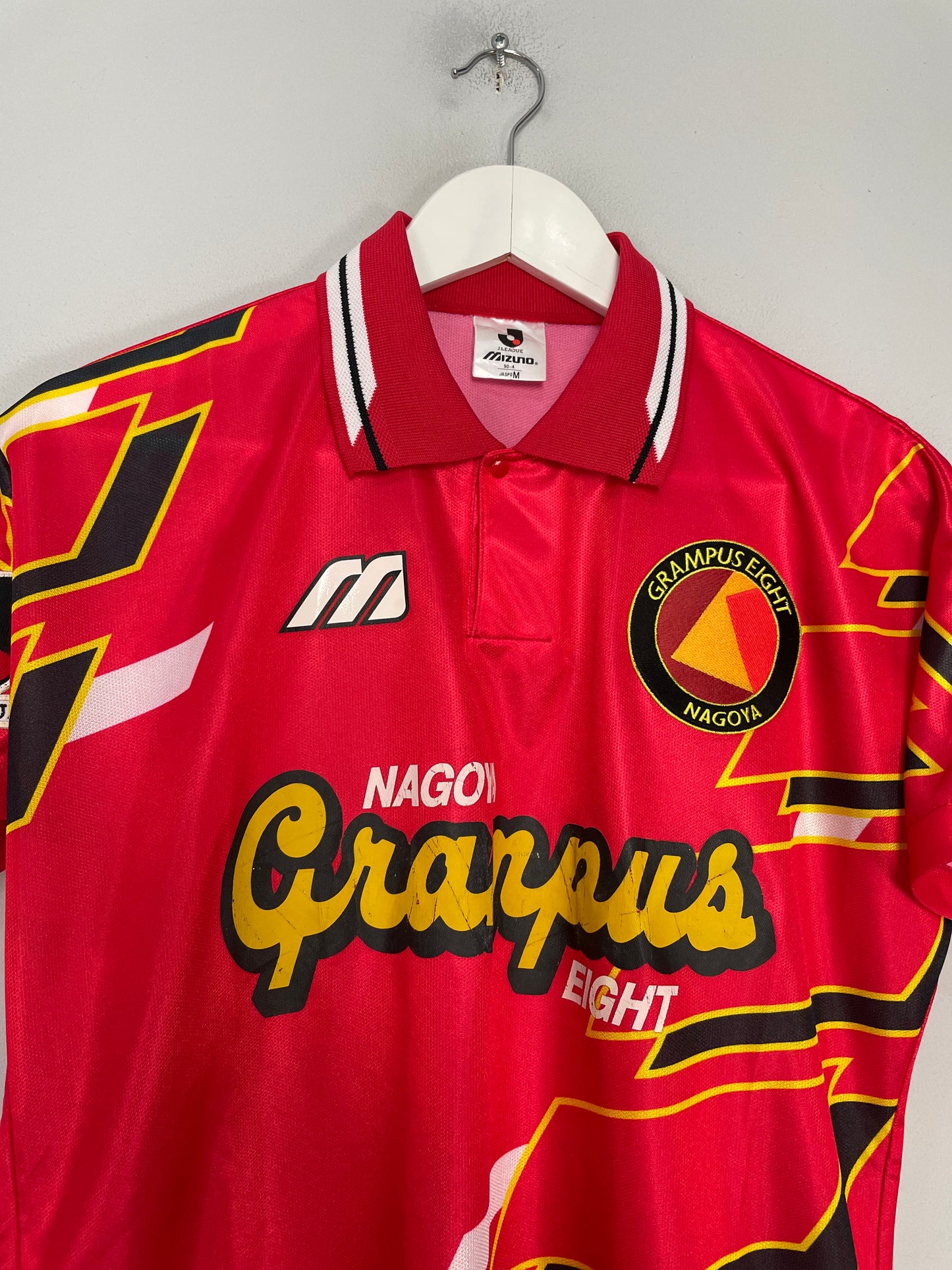 1995/96 NAGOYA GRAMPUS HOME SHIRT (S) MIZUNO
