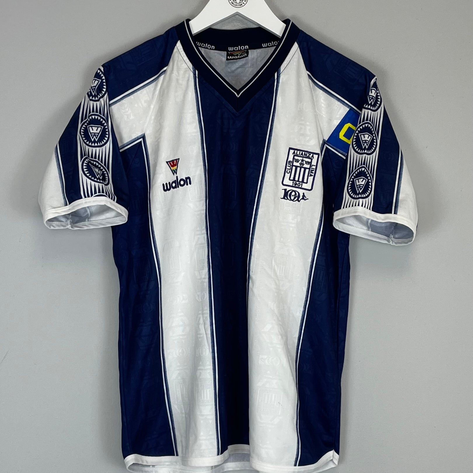 Shop 2002 ALIANZA LIMA HOME SHIRT (S) WALON, classic football shirts, vintage football shirts & retro soccer jerseys at Cult Kits