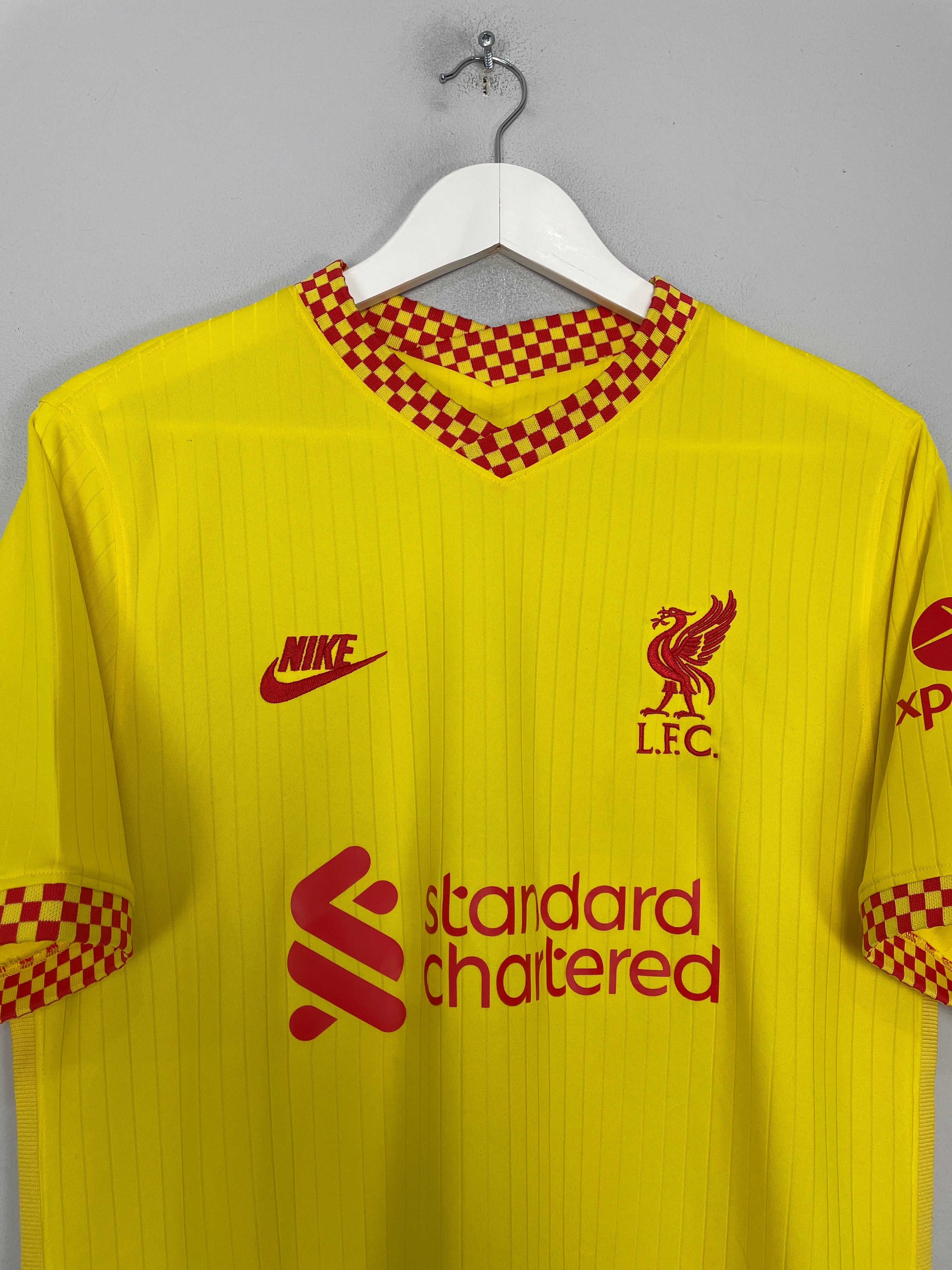 Shop 2021/22 LIVERPOOL M.SALAH #11 THIRD SHIRT (M) NIKE, classic football shirts, vintage football shirts & retro soccer jerseys at Cult Kits