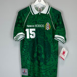 1999 MEXICO L.HERNANDEZ #15 *BNWT* HOME SHIRT (M) GARCIS