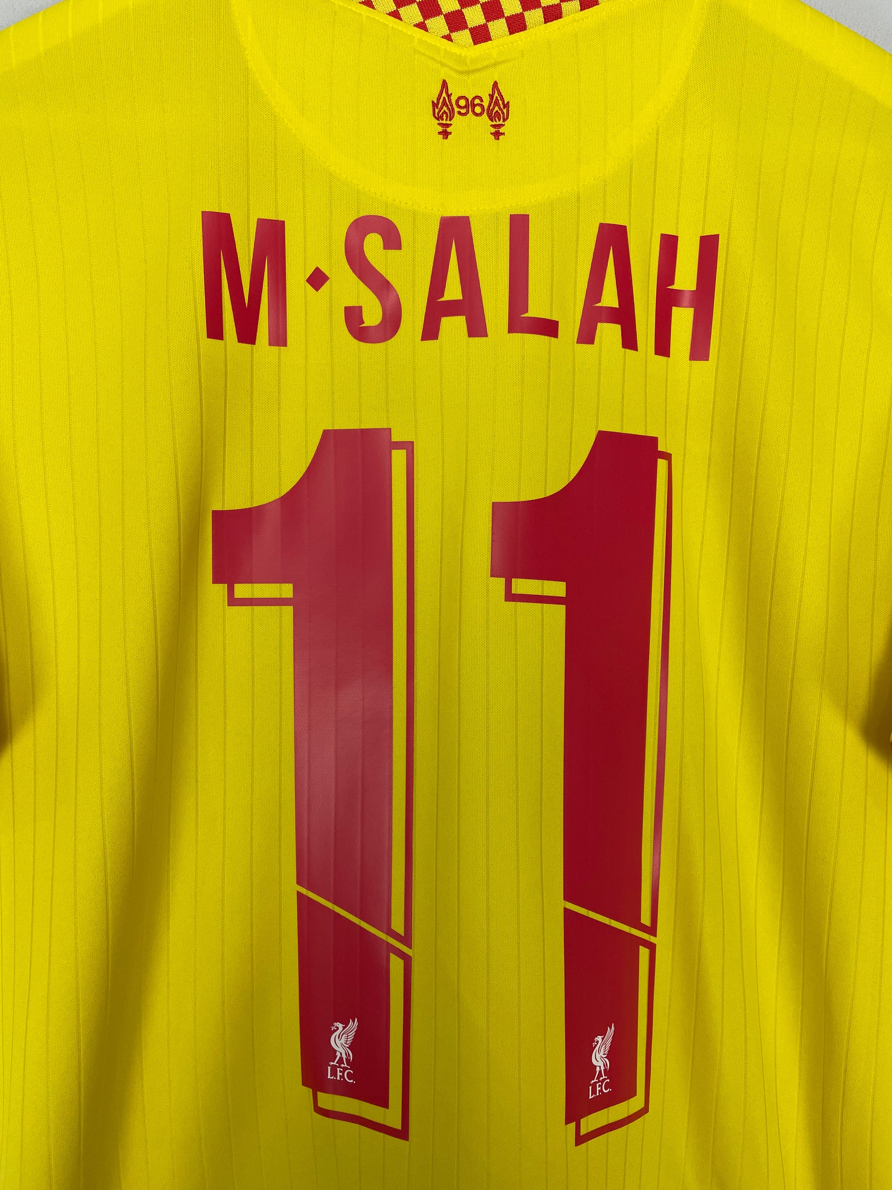 Shop 2021/22 LIVERPOOL M.SALAH #11 THIRD SHIRT (M) NIKE, classic football shirts, vintage football shirts & retro soccer jerseys at Cult Kits