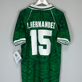 1999 MEXICO L.HERNANDEZ #15 *BNWT* HOME SHIRT (M) GARCIS