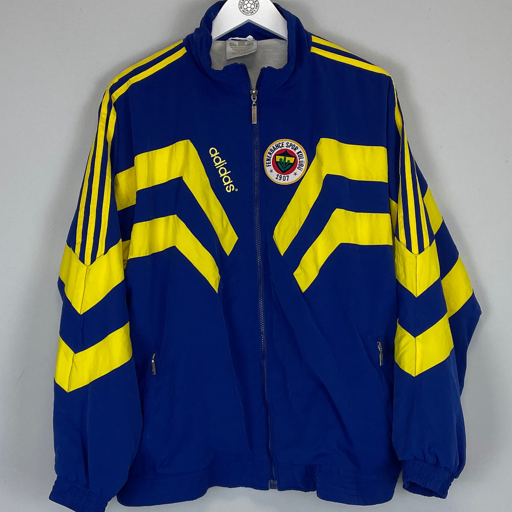Shop 1995/96 FENERBAHCE TRACK JACKET (L) ADIDAS, classic football shirts, vintage football shirts & retro soccer jerseys at Cult Kits