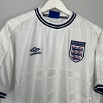 Shop 1999/01 ENGLAND HOME SHIRT (XL) UMBRO, classic football shirts, vintage football shirts & retro soccer jerseys at Cult Kits