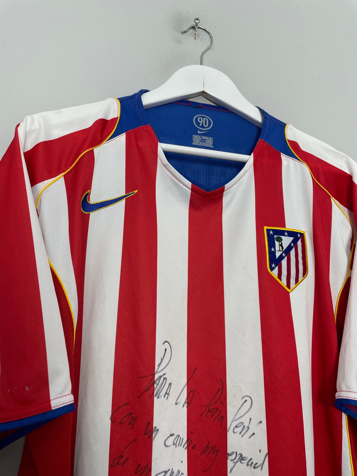 2004/05 ATLETICO MADRID F.TORRES #9 HOME SHIRT (XL) NIKE