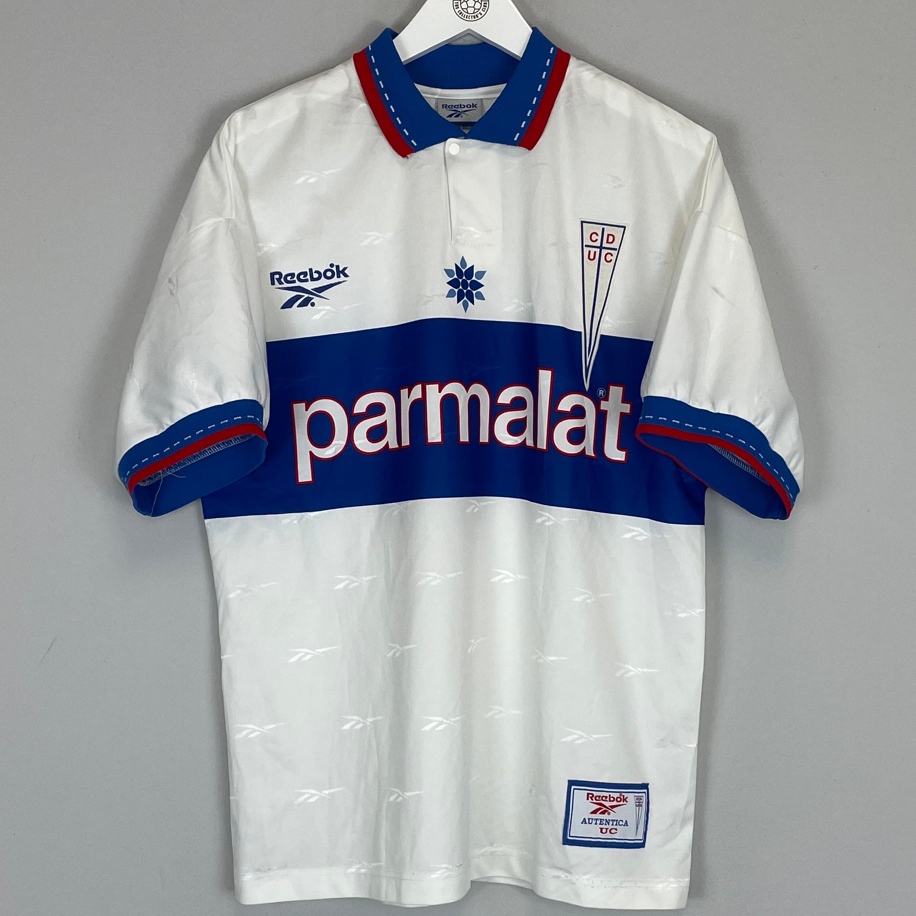 Shop 1998/99 UNIVERSIDAD CATOLICA HOME SHIRT (M) REEBOK, classic football shirts, vintage football shirts & retro soccer jerseys at Cult Kits
