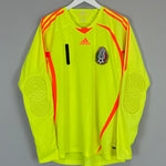 Shop 2007/08 MEXICO GK SHIRT (L) ADIDAS, classic football shirts, vintage football shirts & retro soccer jerseys at Cult Kits