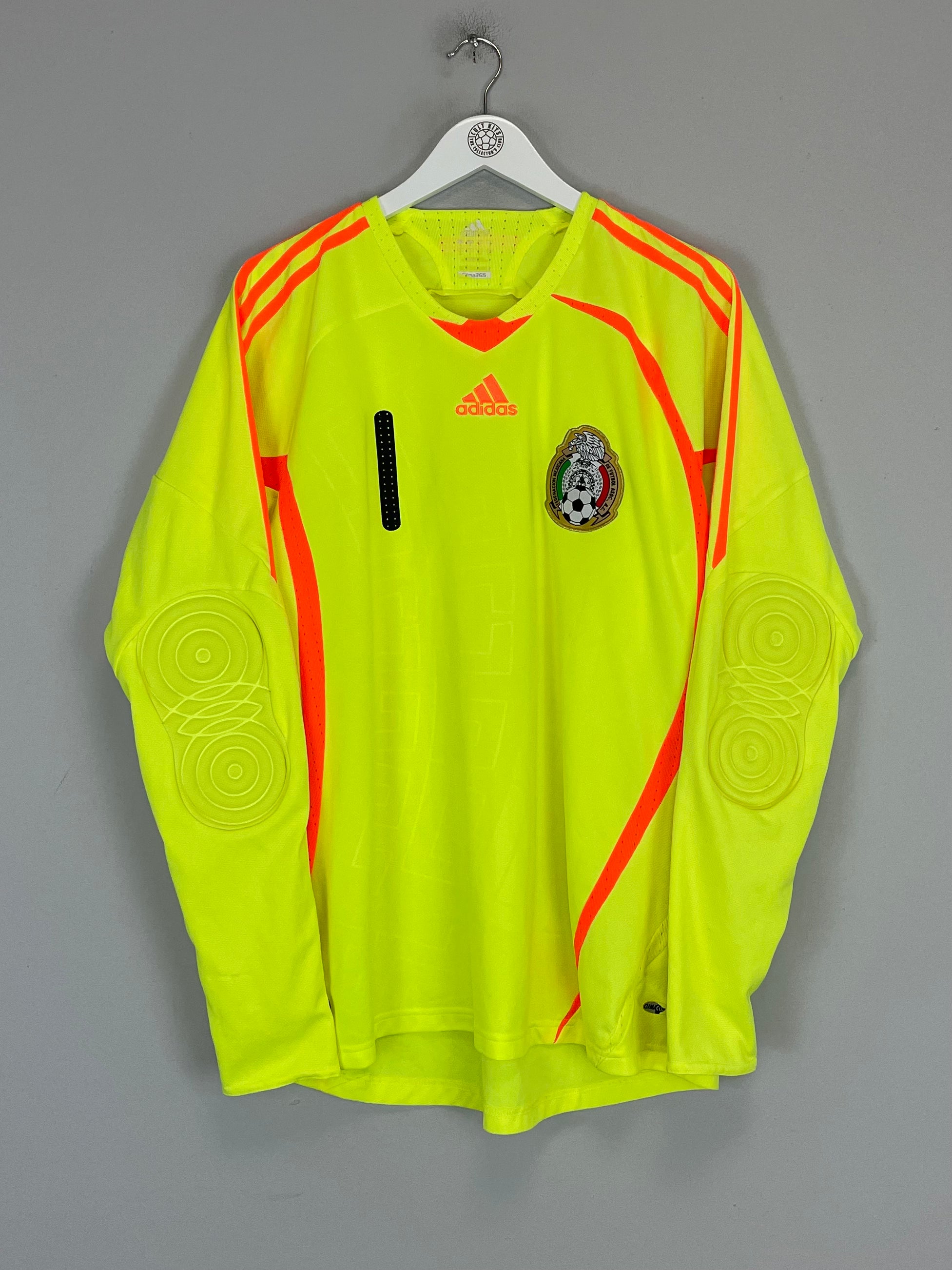 Shop 2007/08 MEXICO GK SHIRT (L) ADIDAS, classic football shirts, vintage football shirts & retro soccer jerseys at Cult Kits