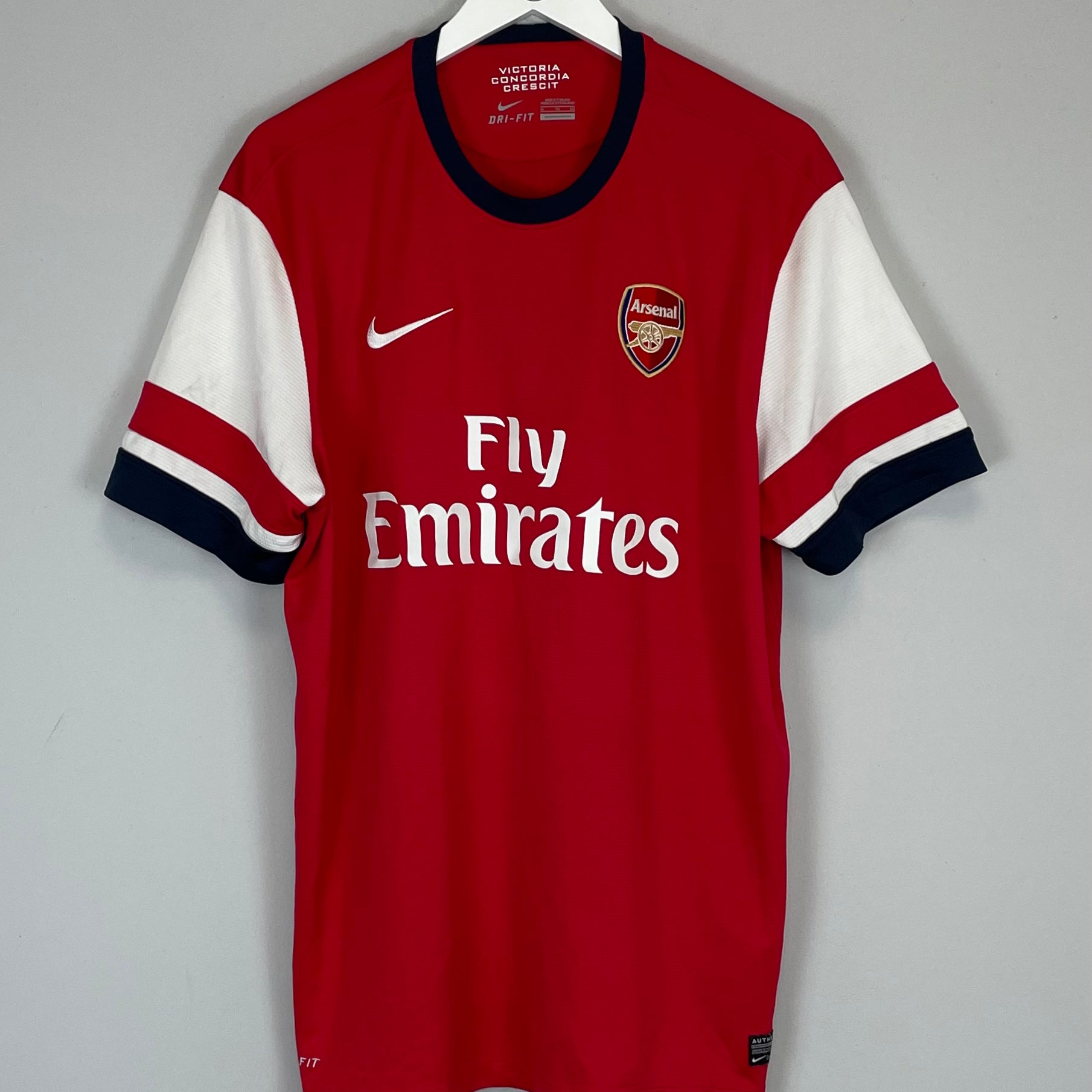 Shop 2012/14 ARSENAL HOME SHIRT (XL) NIKE, classic football shirts, vintage football shirts & retro soccer jerseys at Cult Kits