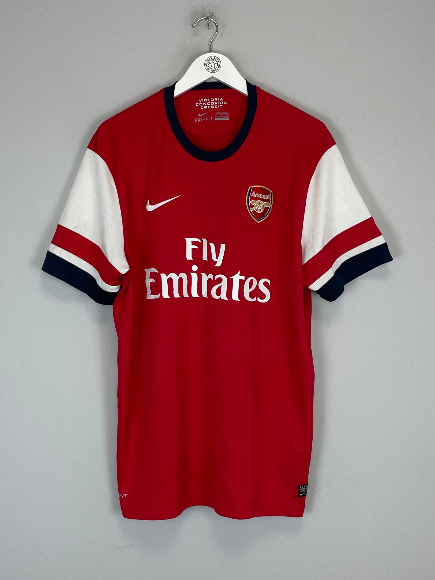 Shop 2012/14 ARSENAL HOME SHIRT (XL) NIKE, classic football shirts, vintage football shirts & retro soccer jerseys at Cult Kits