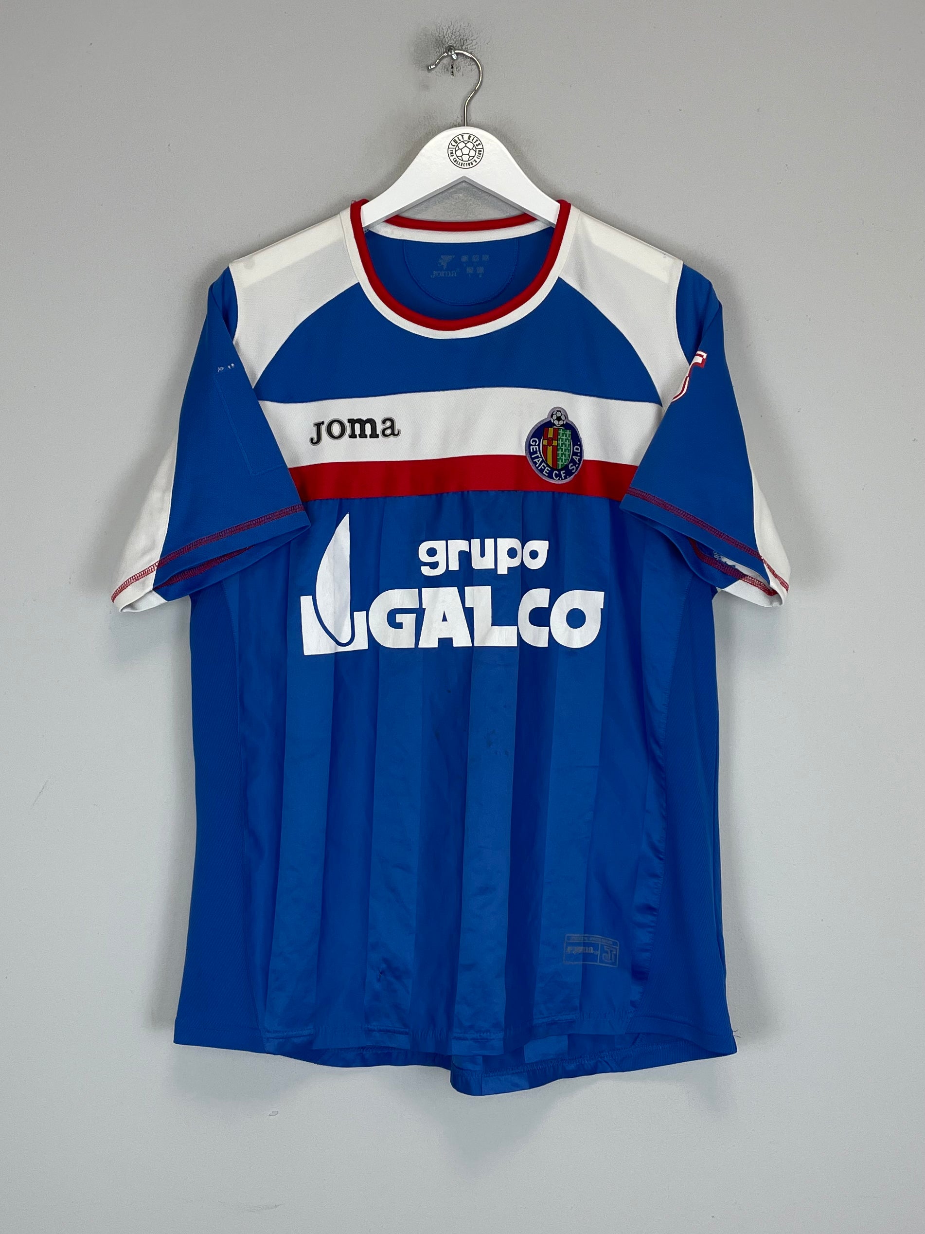 Shop 2007/08 GETAFE #4 *MATCH WORN* HOME SHIRT (M) JOMA, classic football shirts, vintage football shirts & retro soccer jerseys at Cult Kits