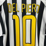 Shop 2003/04 JUVENTUS DEL PIERO #10 HOME SHIRT (L) NIKE, classic football shirts, vintage football shirts & retro soccer jerseys at Cult Kits