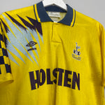 Shop 1991/95 TOTTENHAM AWAY SHIRT (L) UMBRO, classic football shirts, vintage football shirts & retro soccer jerseys at Cult Kits