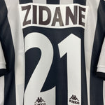 Shop 1995/96 JUVENTUS ZIDANE #21 HOME SHIRT (L) KAPPA, classic football shirts, vintage football shirts & retro soccer jerseys at Cult Kits