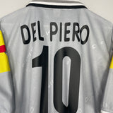 Shop 2000/01 JUVENTUS DEL PIERO #10 AWAY SHIRT (XL) LOTTO, classic football shirts, vintage football shirts & retro soccer jerseys at Cult Kits