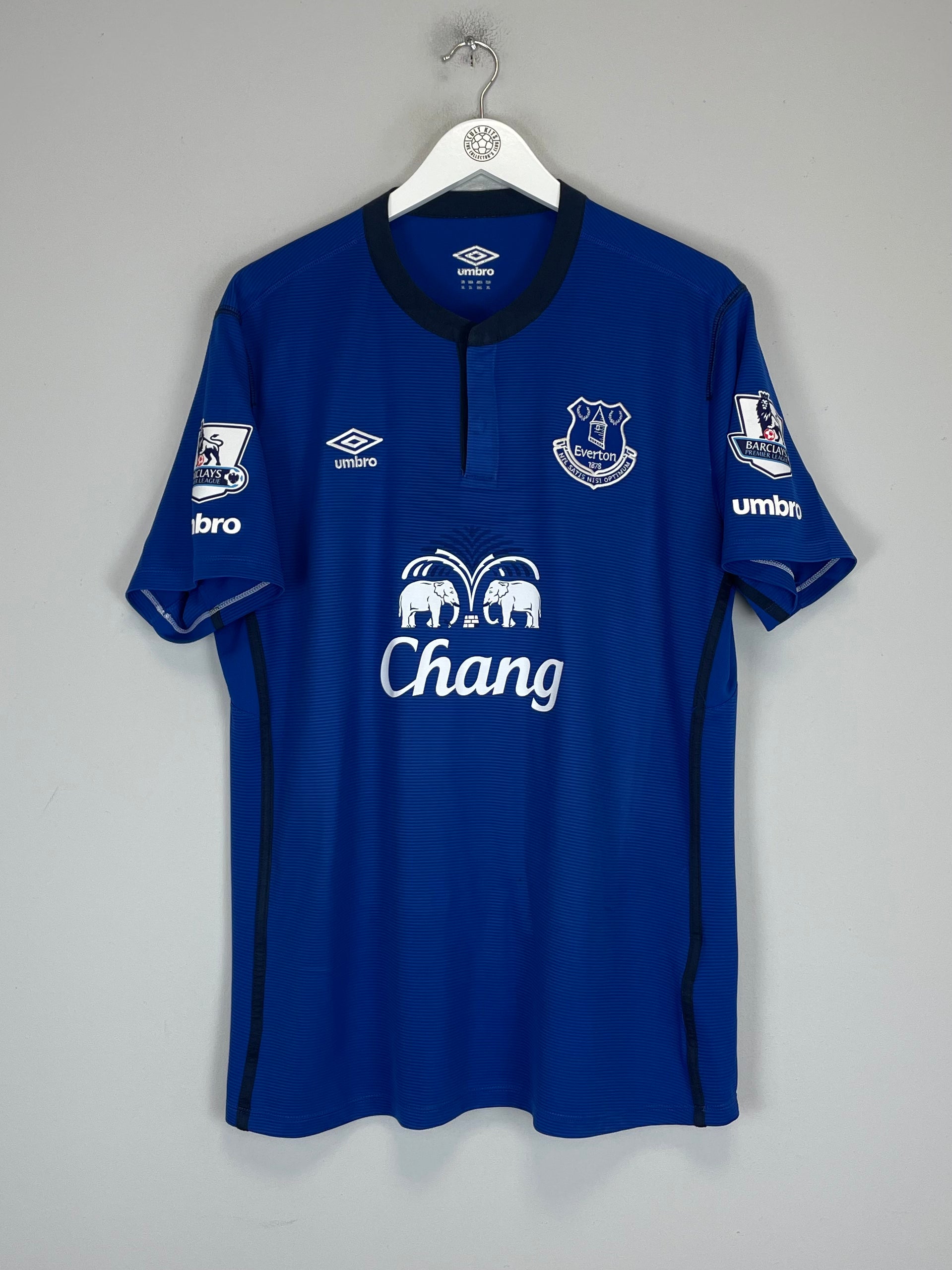 Shop 2014/15 EVERTON HOME SHIRT (XL) UMBRO, classic football shirts, vintage football shirts & retro soccer jerseys at Cult Kits