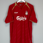 Shop 2005/06 LIVERPOOL HOME SHIRT (L) REEBOK, classic football shirts, vintage football shirts & retro soccer jerseys at Cult Kits