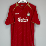 Shop 2005/06 LIVERPOOL HOME SHIRT (L) REEBOK, classic football shirts, vintage football shirts & retro soccer jerseys at Cult Kits