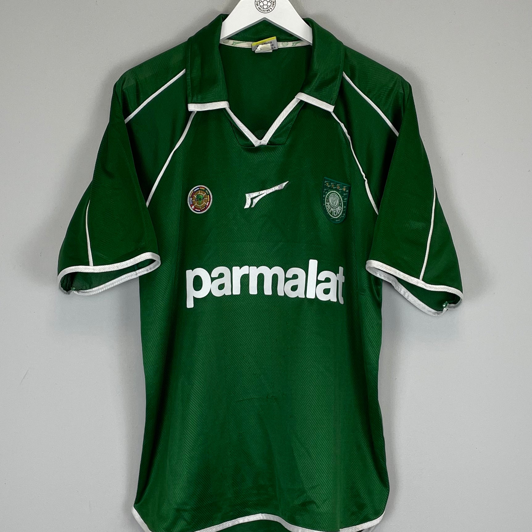Shop 2000/01 PALMEIRAS HOME SHIRT (L) RHUMMEL, classic football shirts, vintage football shirts & retro soccer jerseys at Cult Kits