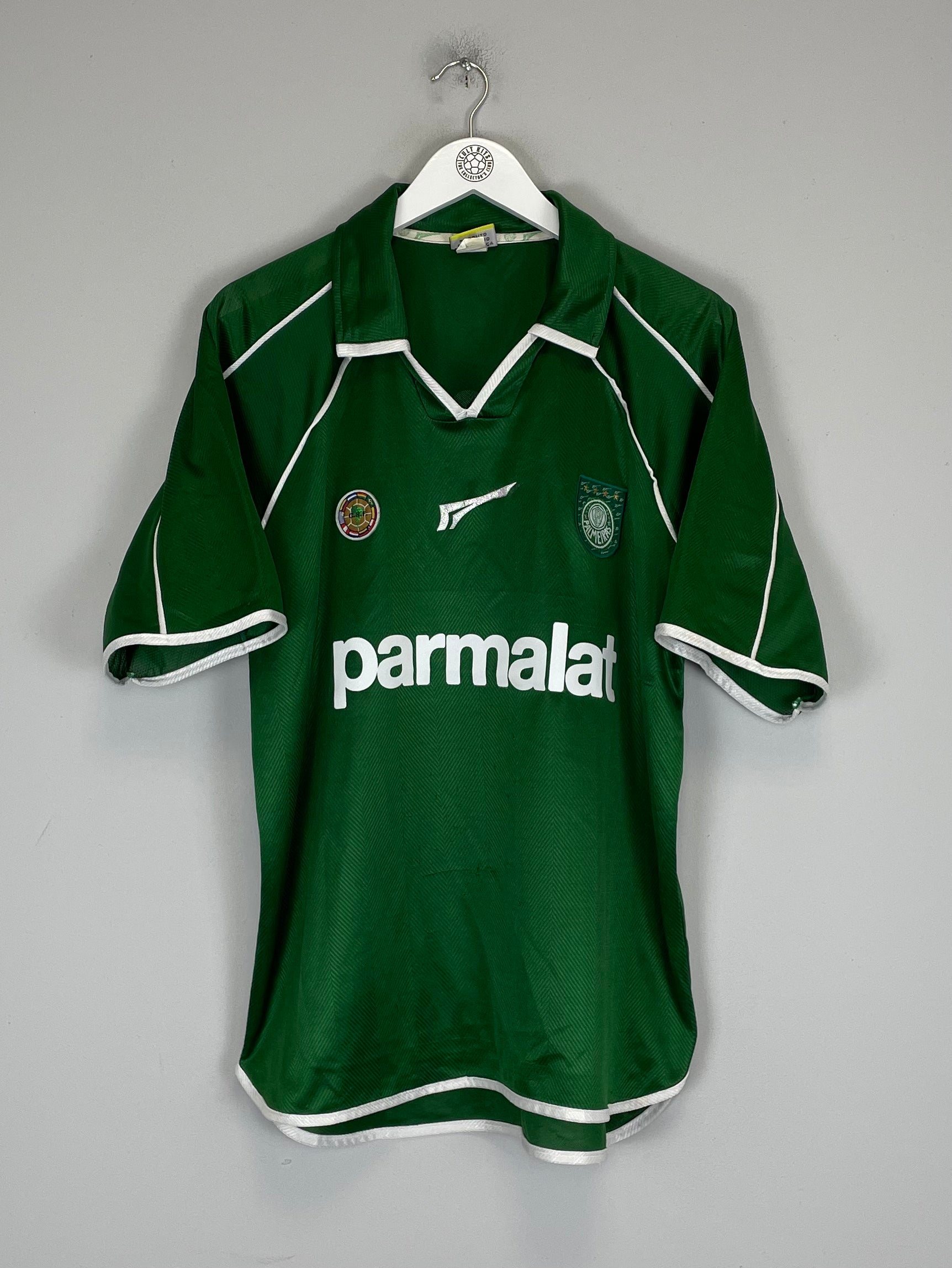 Shop 2000/01 PALMEIRAS HOME SHIRT (L) RHUMMEL, classic football shirts, vintage football shirts & retro soccer jerseys at Cult Kits