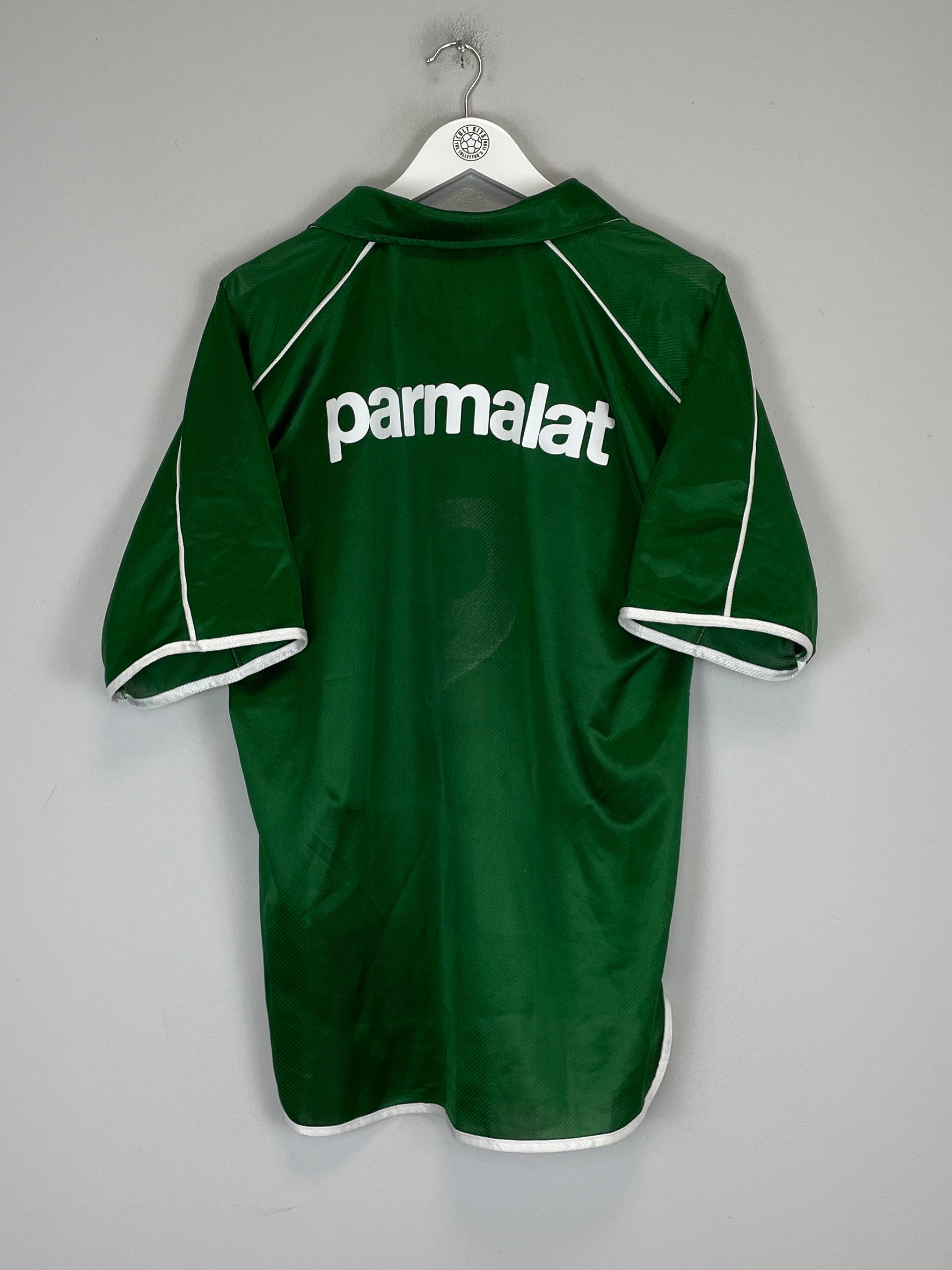 Shop 2000/01 PALMEIRAS HOME SHIRT (L) RHUMMEL, classic football shirts, vintage football shirts & retro soccer jerseys at Cult Kits