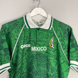 Shop 1999 MEXICO HOME SHIRT (M) GARCIS, classic football shirts, vintage football shirts & retro soccer jerseys at Cult Kits