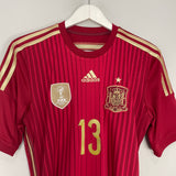 2013/15 SPAIN MATA #13 HOME SHIRT (S) ADIDAS