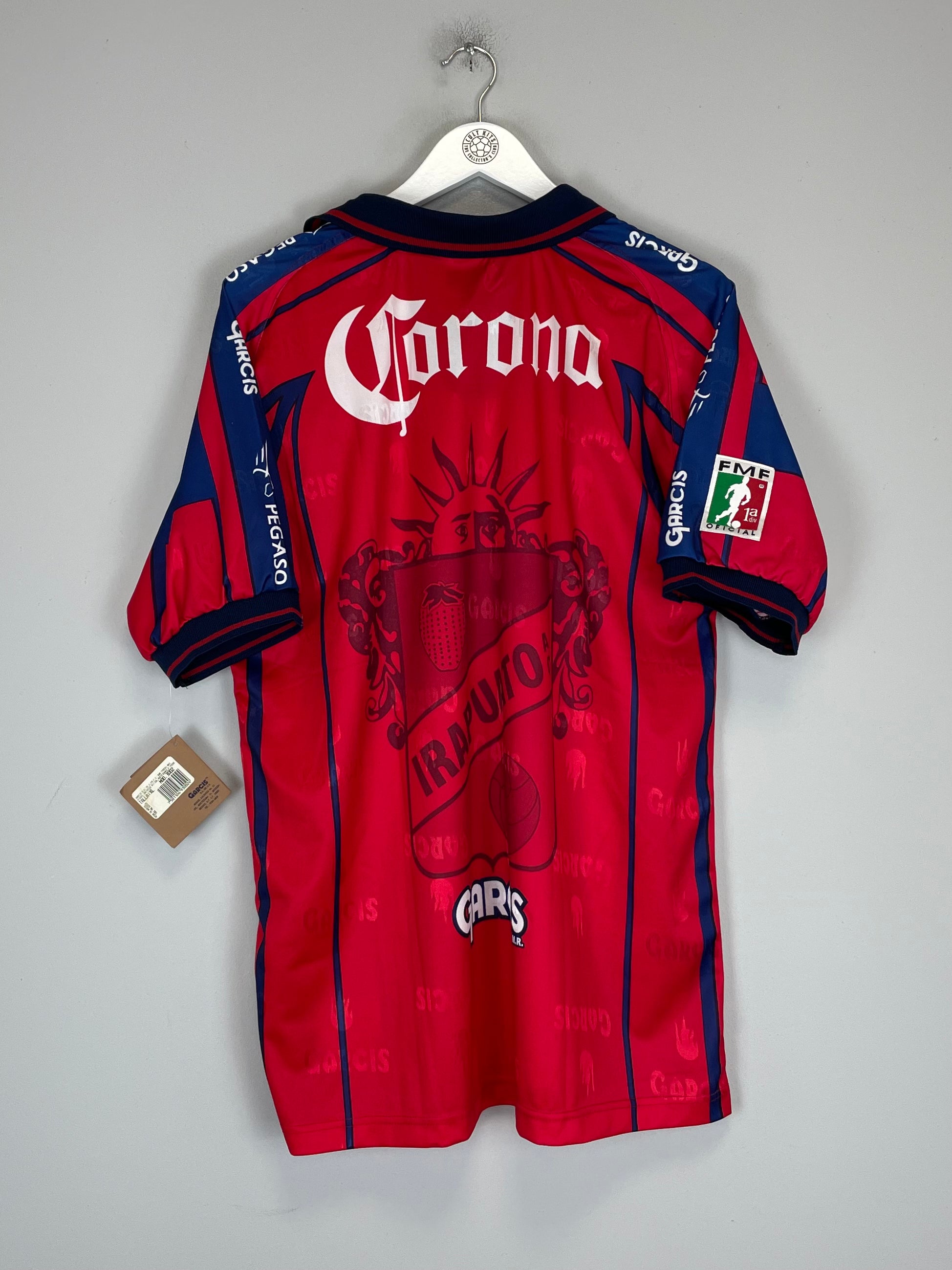 Shop 2000/01 IRAPUATO *BNWT* HOME SHIRT (XL) GARCIS, classic football shirts, vintage football shirts & retro soccer jerseys at Cult Kits