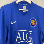 Shop 2008/09 MANCHESTER UNITED RONALDO #7 AWAY SHIRT (XL) NIKE, classic football shirts, vintage football shirts & retro soccer jerseys at Cult Kits