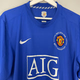 Shop 2008/09 MANCHESTER UNITED RONALDO #7 AWAY SHIRT (XL) NIKE, classic football shirts, vintage football shirts & retro soccer jerseys at Cult Kits