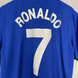Shop 2008/09 MANCHESTER UNITED RONALDO #7 AWAY SHIRT (XL) NIKE, classic football shirts, vintage football shirts & retro soccer jerseys at Cult Kits