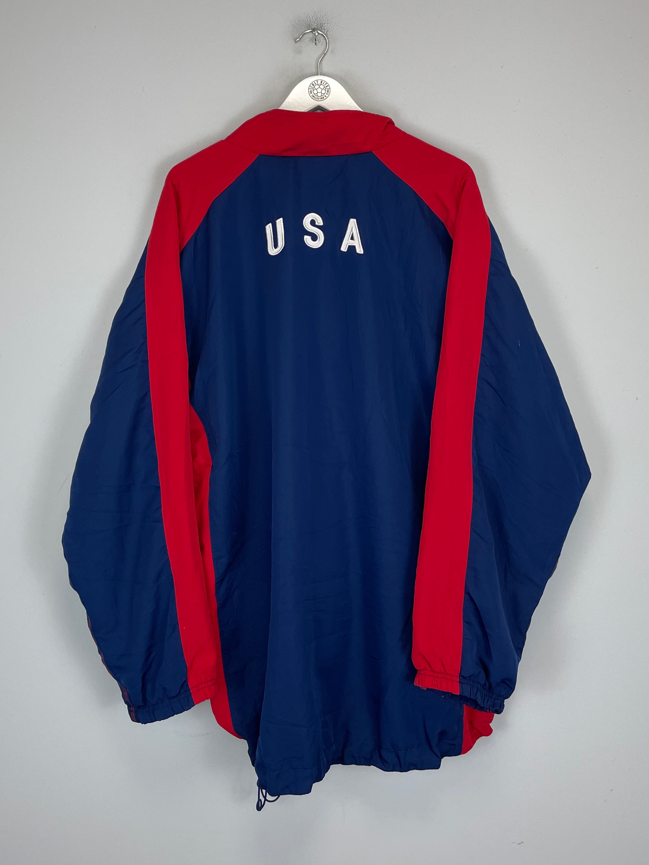 Shop 1998/99 USA TRACK JACKET (XL) NIKE, classic football shirts, vintage football shirts & retro soccer jerseys at Cult Kits