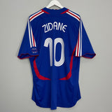 Shop 2006/07 FRANCE ZIDANE #10 HOME SHIRT (XXL) ADIDAS, classic football shirts, vintage football shirts & retro soccer jerseys at Cult Kits