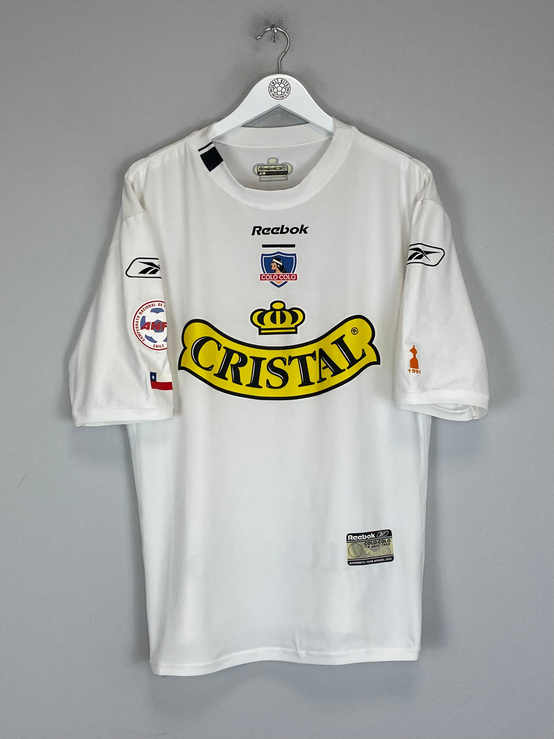 Shop 2004 COLO COLO HOME SHIRT (L) REEBOK, classic football shirts, vintage football shirts & retro soccer jerseys at Cult Kits