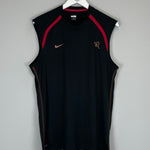 Shop 2006/08 RONALDINHO TRAINING VEST (M) NIKE, classic football shirts, vintage football shirts & retro soccer jerseys at Cult Kits
