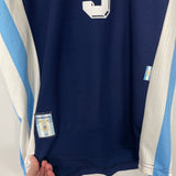 Shop 1998/99 ARGENTINA BATISTUTA #9 AWAY SHIRT (M) ADIDAS, classic football shirts, vintage football shirts & retro soccer jerseys at Cult Kits