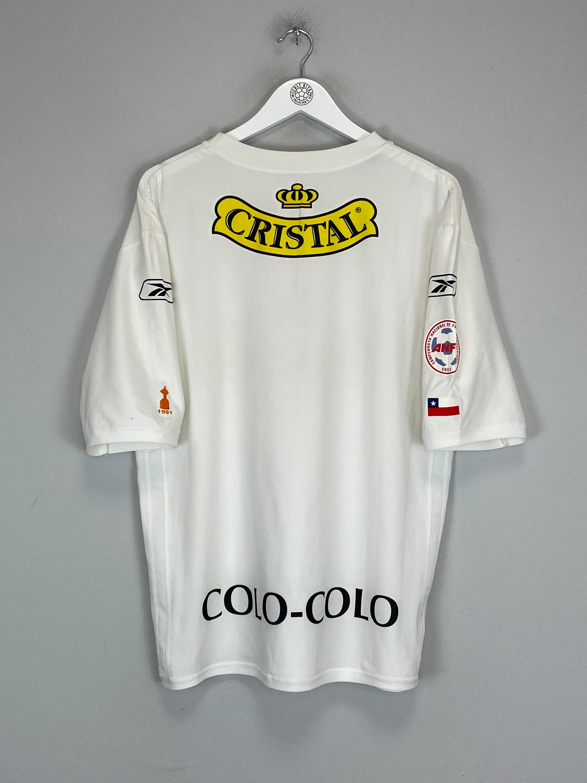 Shop 2004 COLO COLO HOME SHIRT (L) REEBOK, classic football shirts, vintage football shirts & retro soccer jerseys at Cult Kits