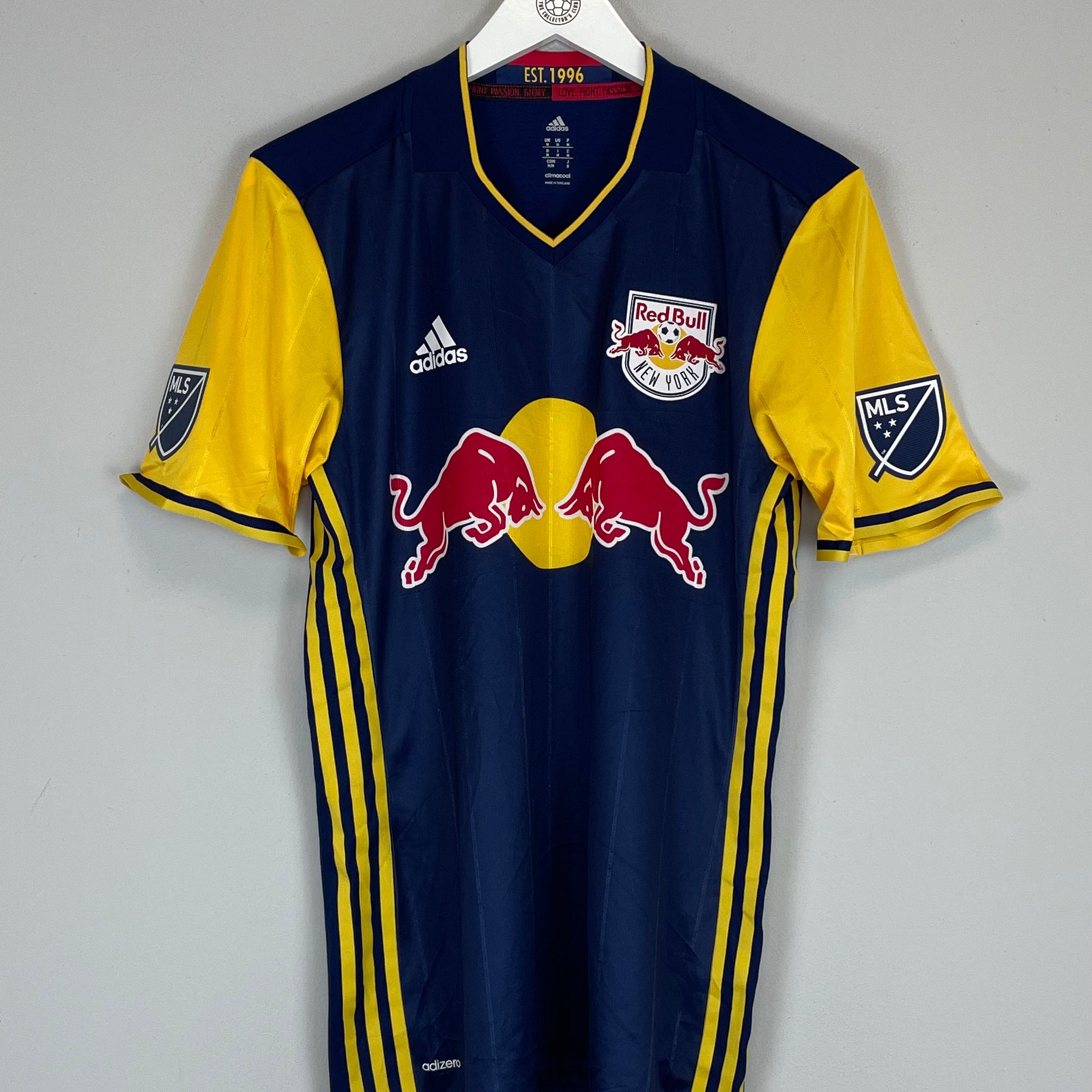 Shop 2016 NEW YORK RED BULLS *AUTHENTIC* AWAY SHIRT (M) ADIDAS, classic football shirts, vintage football shirts & retro soccer jerseys at Cult Kits