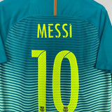 Shop 2016/17 BARCELONA MESSI #10 THIRD SHIRT (M) NIKE, classic football shirts, vintage football shirts & retro soccer jerseys at Cult Kits