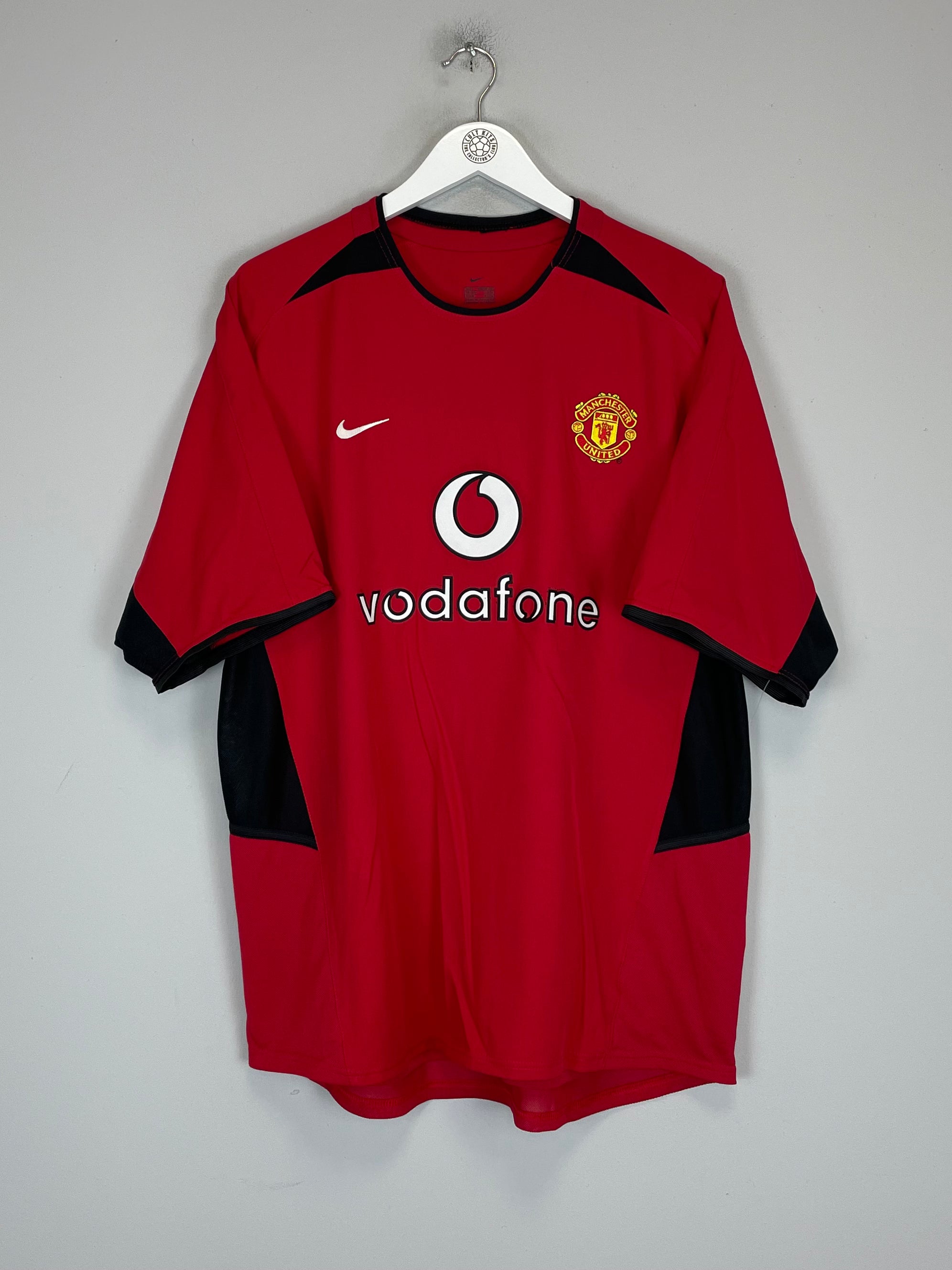Shop 2002/04 MANCHESTER UNITED BECKHAM #7 HOME SHIRT (L) NIKE, classic football shirts, vintage football shirts & retro soccer jerseys at Cult Kits