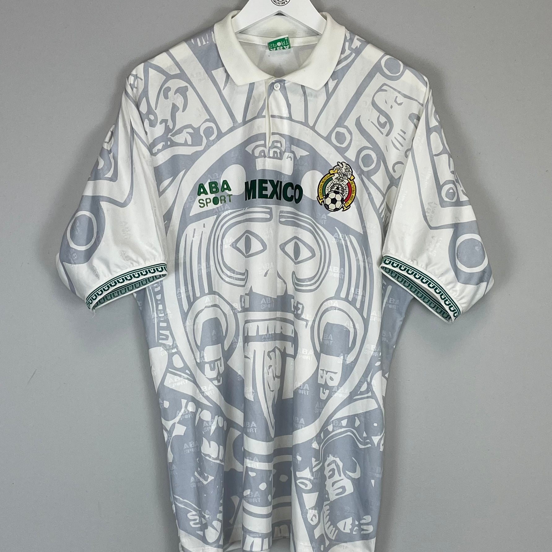 Shop 1996/98 MEXICO AWAY SHIRT (M) ABA SPORT, classic football shirts, vintage football shirts & retro soccer jerseys at Cult Kits