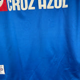 2001/02 CRUZ AZUL ALMAGUER #7 *PLAYER ISSUE* HOME SHIRT (L) FILA