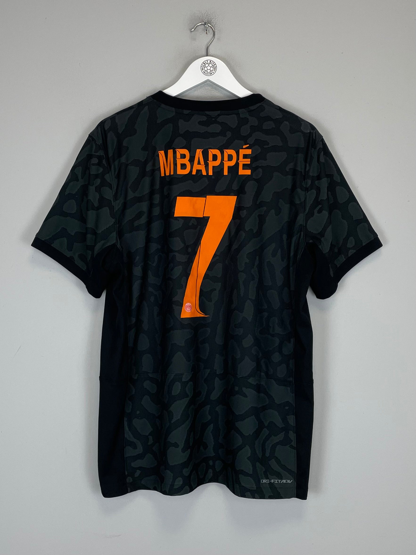 Shop 2023/24 PSG MBAPPE #7 THIRD SHIRT (XL) JORDAN, classic football shirts, vintage football shirts & retro soccer jerseys at Cult Kits