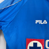 2001/02 CRUZ AZUL ALMAGUER #7 *PLAYER ISSUE* HOME SHIRT (L) FILA
