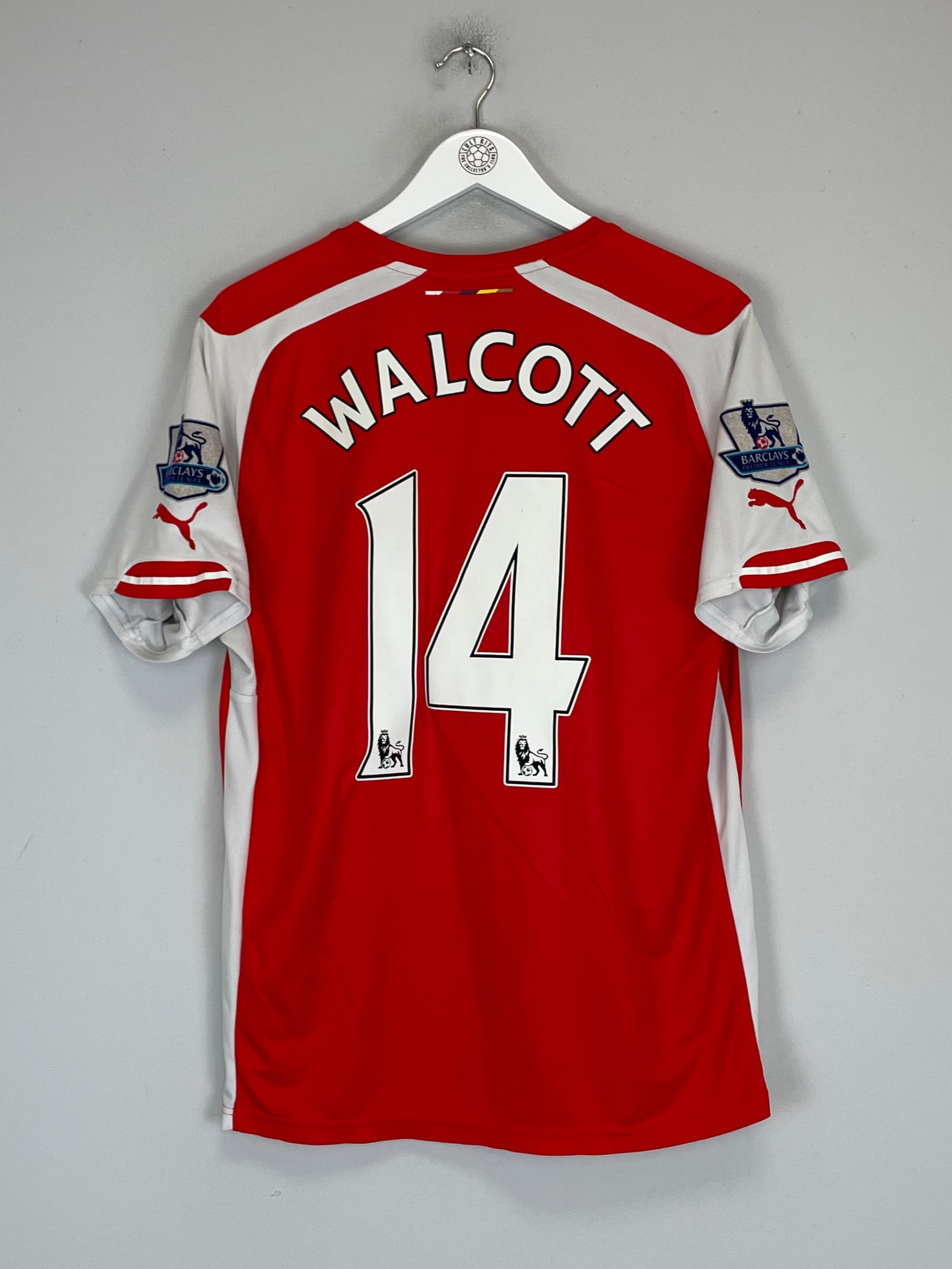 Shop 2014/15 ARSENAL WALCOTT #14 HOME SHIRT (L) PUMA, classic football shirts, vintage football shirts & retro soccer jerseys at Cult Kits
