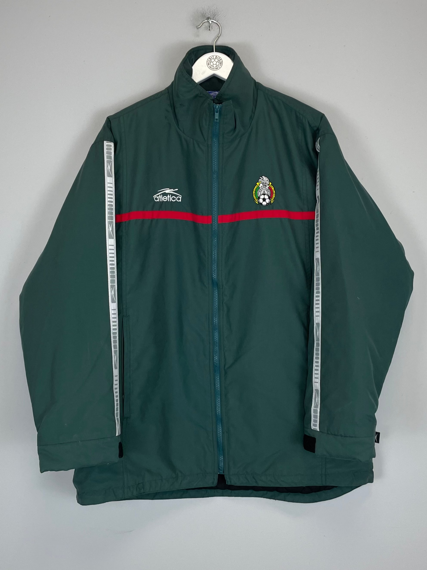 Shop 2000/02 MEXICO PADDED JACKET (L) ATLETICA, classic football shirts, vintage football shirts & retro soccer jerseys at Cult Kits