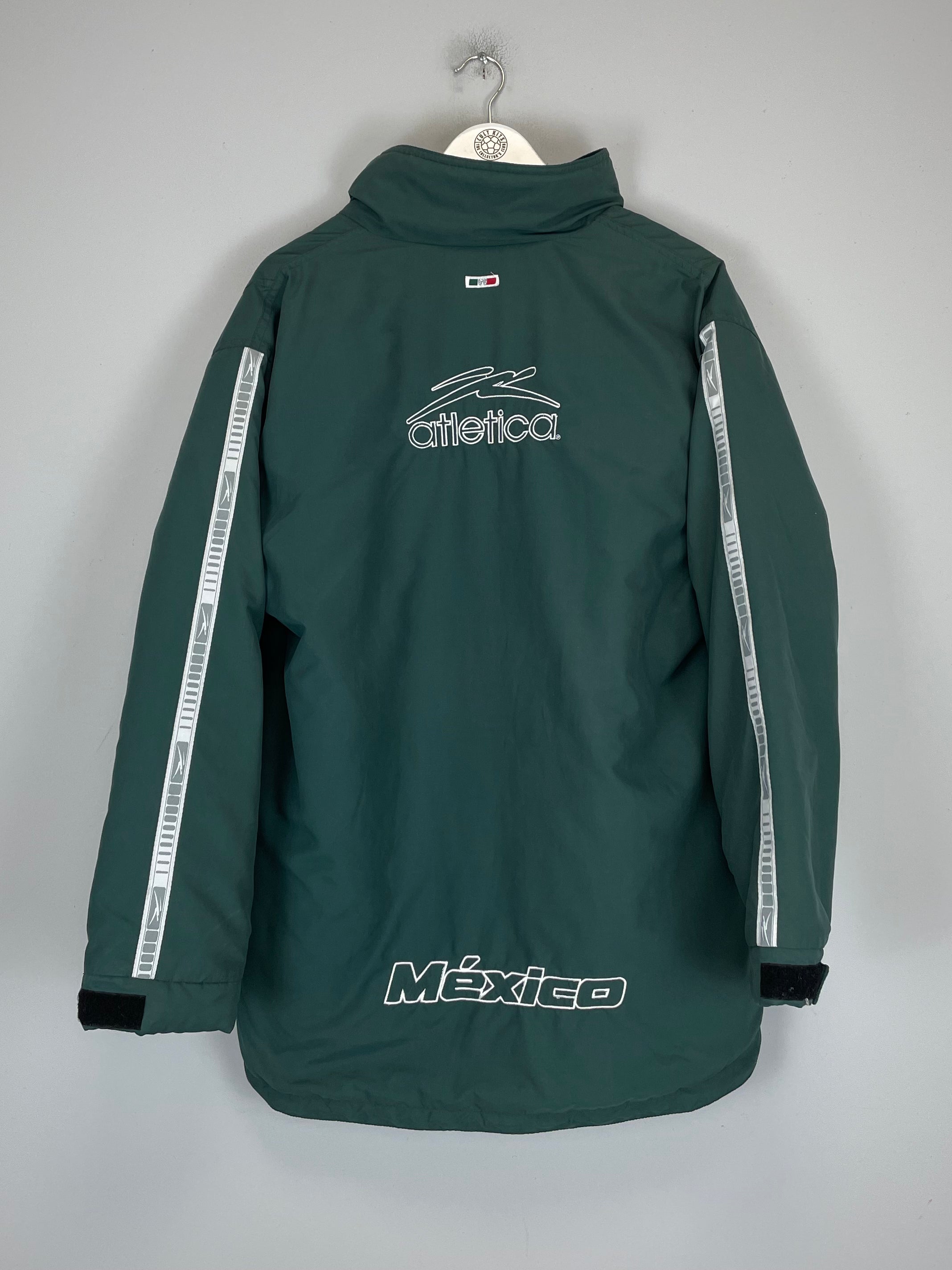 Shop 2000/02 MEXICO PADDED JACKET (L) ATLETICA, classic football shirts, vintage football shirts & retro soccer jerseys at Cult Kits
