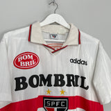 Shop 1997/98 SAO PAULO #10 HOME SHIRT (M) ADIDAS, classic football shirts, vintage football shirts & retro soccer jerseys at Cult Kits