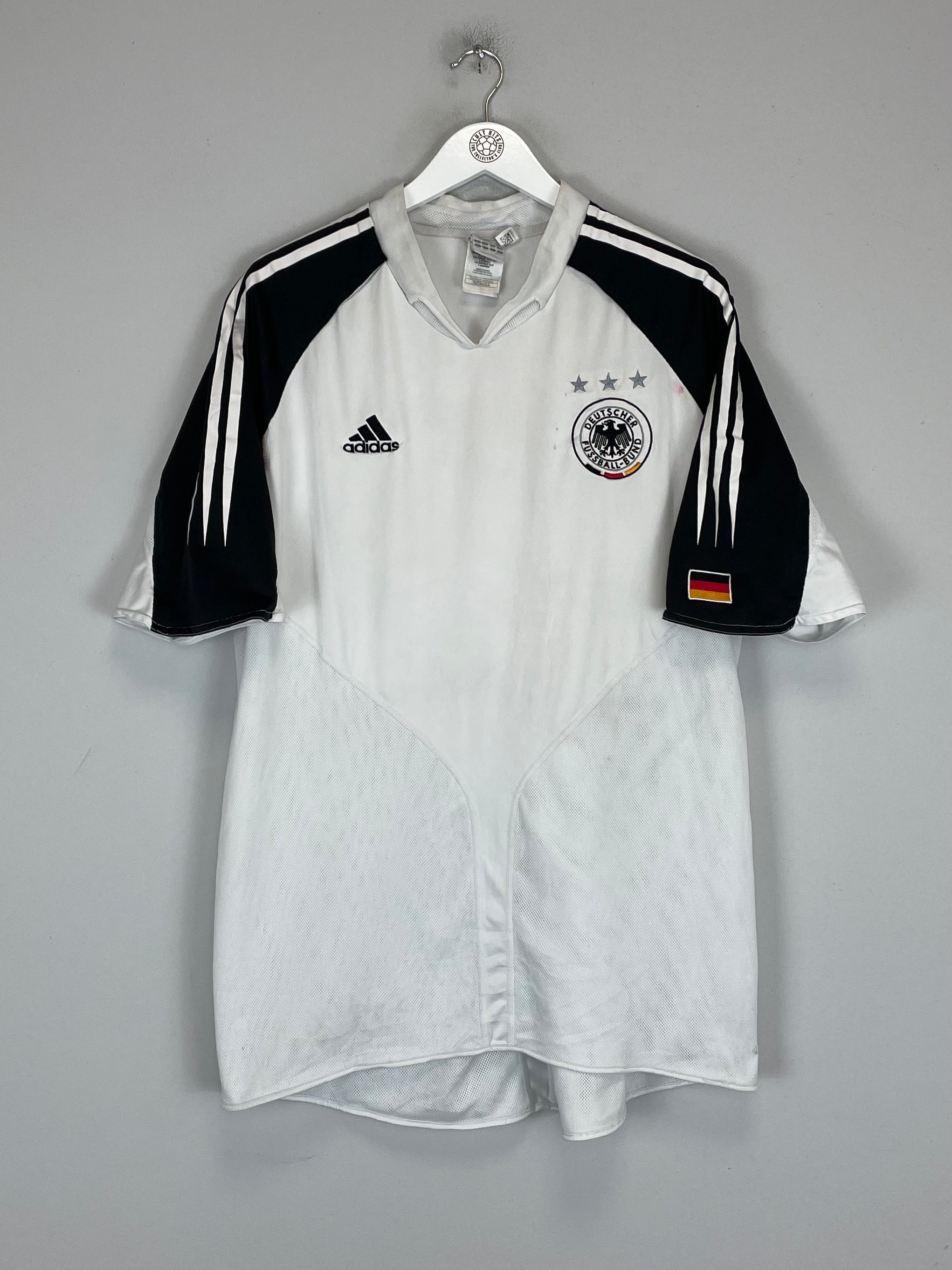 Shop 2004/05 GERMANY HOME SHIRT (XXL) ADIDAS, classic football shirts, vintage football shirts & retro soccer jerseys at Cult Kits